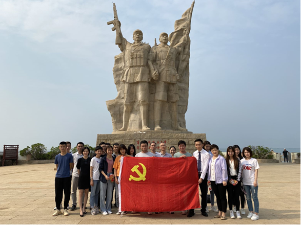 碧海丹心，邁向勝利的起點-美蘭免稅走進(jìn)海南解放公園開展黨史學(xué)習(xí)教育活動